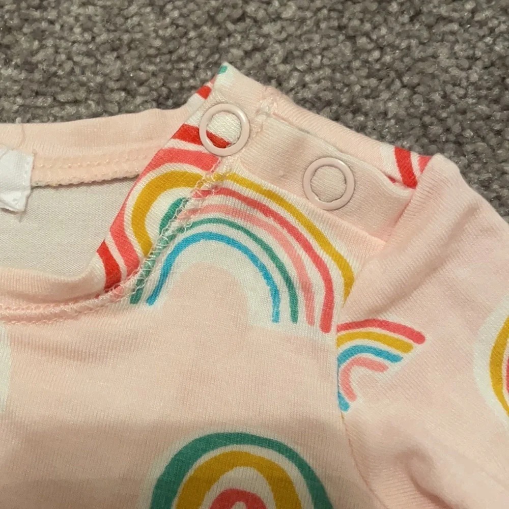 Angel Dear Pink Rainbow Pajama Set